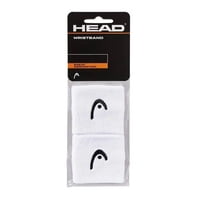 Muñequera Head 2.5'' Blanco X2 Tenis/Padel