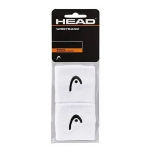 Muñequera Head 2.5'' Blanco X2 Tenis/Padel