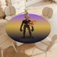 thumbnail image 4 of Siren Head-theme Fitted Round Tablecloths Elastic Edged Table Covers Waterproof Table Cloth for Kitchen Holiday Party Tables Decor 120cm, 4 of 6
