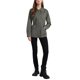 thumbnail image 2 of INSPIRE CHIC Chaquetas utilitarias para mujeres de regreso a clases con cintura de cordón, bolsillos con solapa, cremallera y botones Gris XL, 2 of 6
