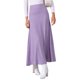 thumbnail image 1 of INSPIRE CHIC Falda de Mujer Cintura Alta Elástica Sólida Ligera Fluida Acampanada Casual Maxi Faldas XS Púrpura, 1 of 6