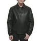 thumbnail image 1 of Chaqueta Tommy Hilfiger Smooth Lamb Touch de piel sintética negra para hombre, 1 of 2