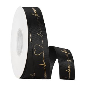 Bothyi - Cinta Del Día De San Valentín Manualidades Románticas De Bricolaje Para Tarjetas De Felicitación Corona Navideña Negro