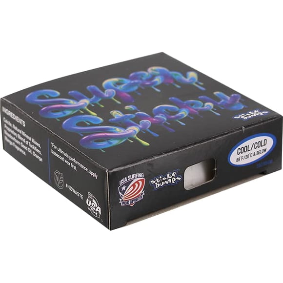 Cera para surf Super Sticky Cool/Cold en barra para 19 °C o menos