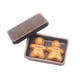 thumbnail image 3 of precioso 1:12 dollhouse miniaturas accesorios bronce caja de galletas con galletas, 3 of 5