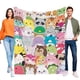 thumbnail image 1 of Squishmallows anti-pilling, suave, ligera, esponjosa y acogedora de lujo para hogar y cocina – Perfecta para niños y adultos, 100 x 150 cm, 1 of 6