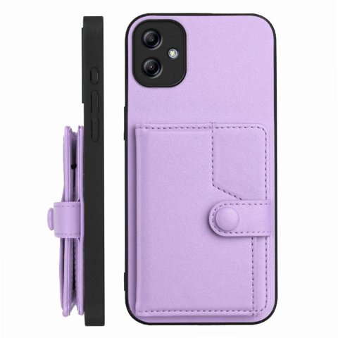 Foxdock Funda Para Samsung Galaxy A04E Con Bloqueo Rfid - Diseño Elegante Con Cierre De Botón