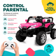 thumbnail image 5 of Auto Montable Eléctrico Infantil Buggy 12v Control Remoto Little Monkey Usb Música 2 Motores Luces Rosa, 5 of 8