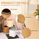 thumbnail image 3 of Uxcell 1.5L/0.4Galón Mini Papelera, Cubo de Basura Cuadrado de Escritorio, Pequeña Papelera de Plástico Portátil para Dormitorio, Cocina, Oficina, Marrón, 3 of 7