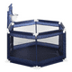 thumbnail image 4 of Corral Seguridad Bebe 50 pelotitas + Aro Basket Azul Marino, 4 of 8
