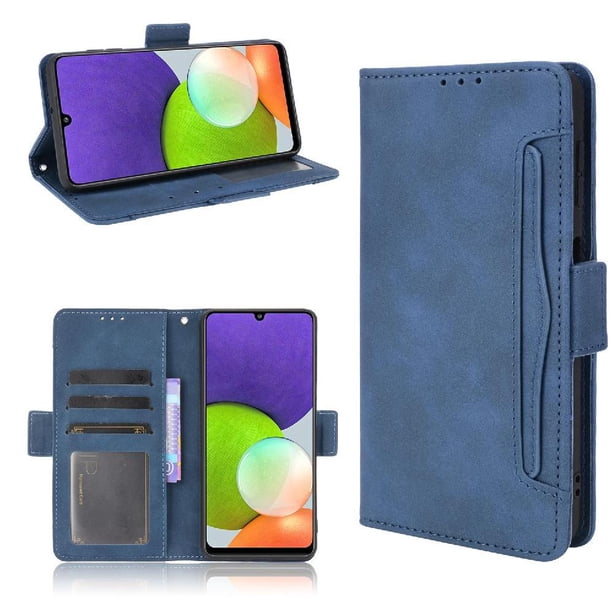 Funda Tipo Billetera FOXDOCK para Samsung Galaxy A22 4G – Tapa Flip con Tarjetero