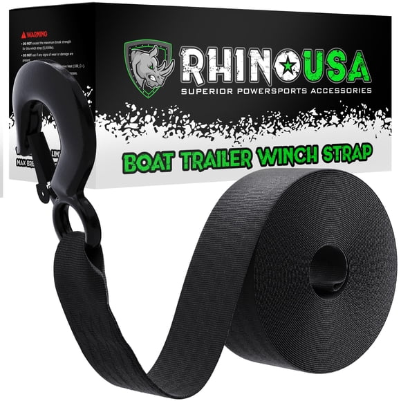 Correa para cabrestante para barcos Rhino USA, 2 m x 6 m, resistencia a la rotura de 2.270 kg