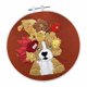 thumbnail image 1 of Kit De Inicio De Bordado Perros Punto De Cruz Hecho A Mano DIY Craft Con Aro D, 1 of 5