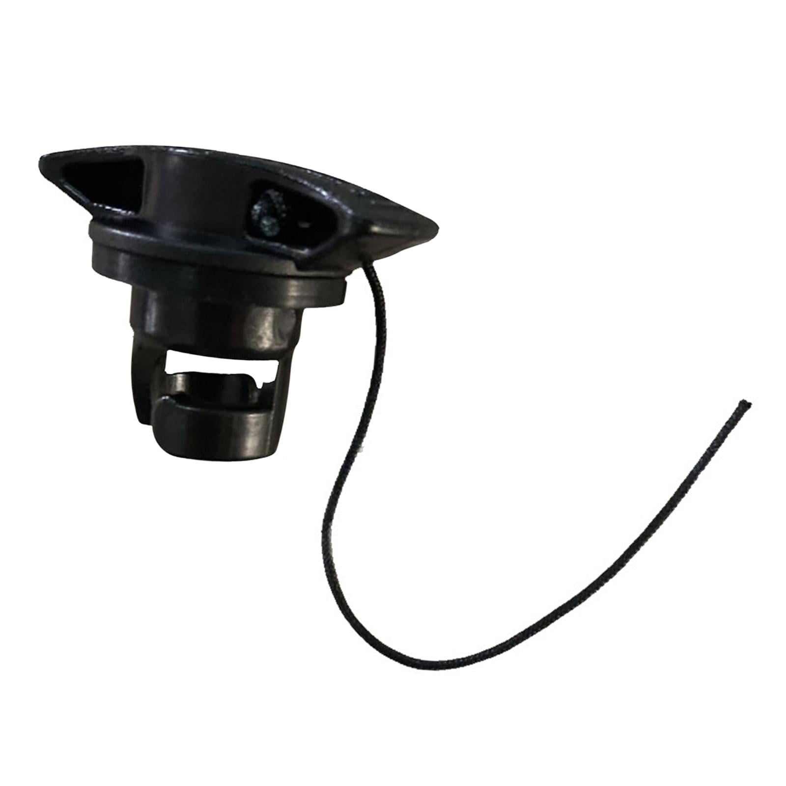 Ioensy - Tapa De Válvula De Aire Para Kayak, Adaptador De Válvula De Barco, Tapa Para Canoa, Bote De Goma, Color Negro