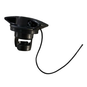 Ioensy - Tapa De Válvula De Aire Para Kayak, Adaptador De Válvula De Barco, Tapa Para Canoa, Bote De Goma, Color Negro