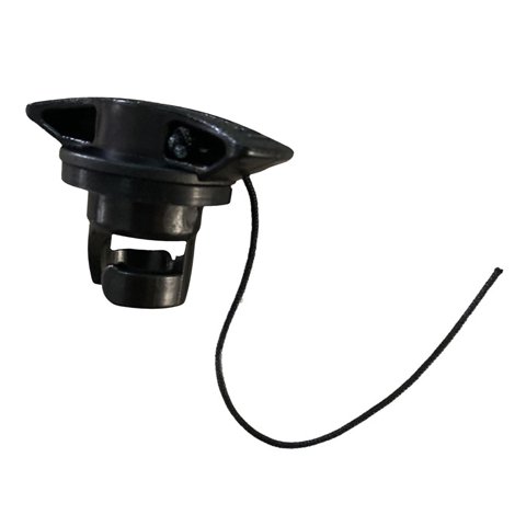 Ioensy - Tapa De Válvula De Aire Para Kayak, Adaptador De Válvula De Barco, Tapa Para Canoa, Bote De Goma, Color Negro