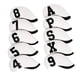 thumbnail image 5 of 10 Piezas Golf Cabeza De Hierro Cubre Mangas Cabeza Protector PU Deportes Al Aire Libre, 5 of 5