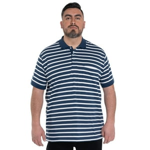 Kotting - Polera Hombre Listada Cuello Camisero