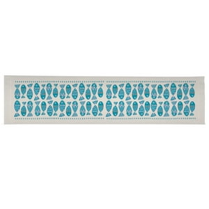 Tuyo Print - Camino De Mesa Impermeable Peces