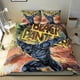 thumbnail image 1 of Pantera Negra Conjunto de sábanas temático, trío de piezas, cómodo y amigable con la piel, diseño único, regalo de decoración para el hogar para familiares, amigos y fans,173cm *218cm, 1 of 6