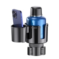 Xusx111 - Soporte De Copa Expander Para Coche 2 En 1 Adaptador De Extensión De Soporte De Copa Multifuncional Para Coches Con Base Ajustable Compatible Con, Botellas Grandes Bebidas Tazas-Grandes