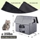 thumbnail image 4 of Cat House Exterior interior Resistente A La Intemperie Para Gatos, 4 of 8