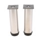 thumbnail image 1 of 2 Uds Patas De Pie De Sofá Ajustables Muebles De Acero Inoxidable Pies De Armario 18cm, 1 of 5