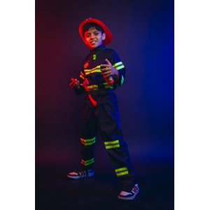 Sm - Disfraz Bombero Completo 5 Accesorios Cosplay Niños