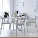 thumbnail image 2 of Comedor Mesa Tulip Blanca 80cm - 4 Sillas Master blancas, 2 of 8