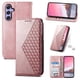 thumbnail image 1 of Funda Flip FOXDOCK para Samsung Galaxy A55 , Estilo Billetera con Diseño Rombo, Correa de Mano y Soporte, Uso Diario, 1 of 6
