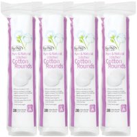 Forpro Professional Collection - Discos De Algodón Forpro Pure & Natural Paquete De 4 Con 400 Unidades