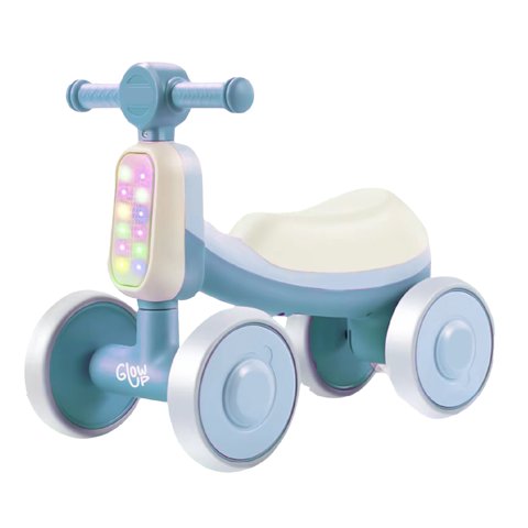 Triciclo Infantil Con Luz Y Sonido Bambi Azul Glowup