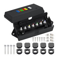 Ioensy - Caja De Conexiones De Cableado De Remolque De 7 Vías Caja De Cableado De Remolque De 7 Pines Para