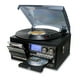 thumbnail image 1 of Tocadiscos de vinilo LoopTone 10 en 1, 3 velocidades, Bluetooth, negro y gris, 1 of 3