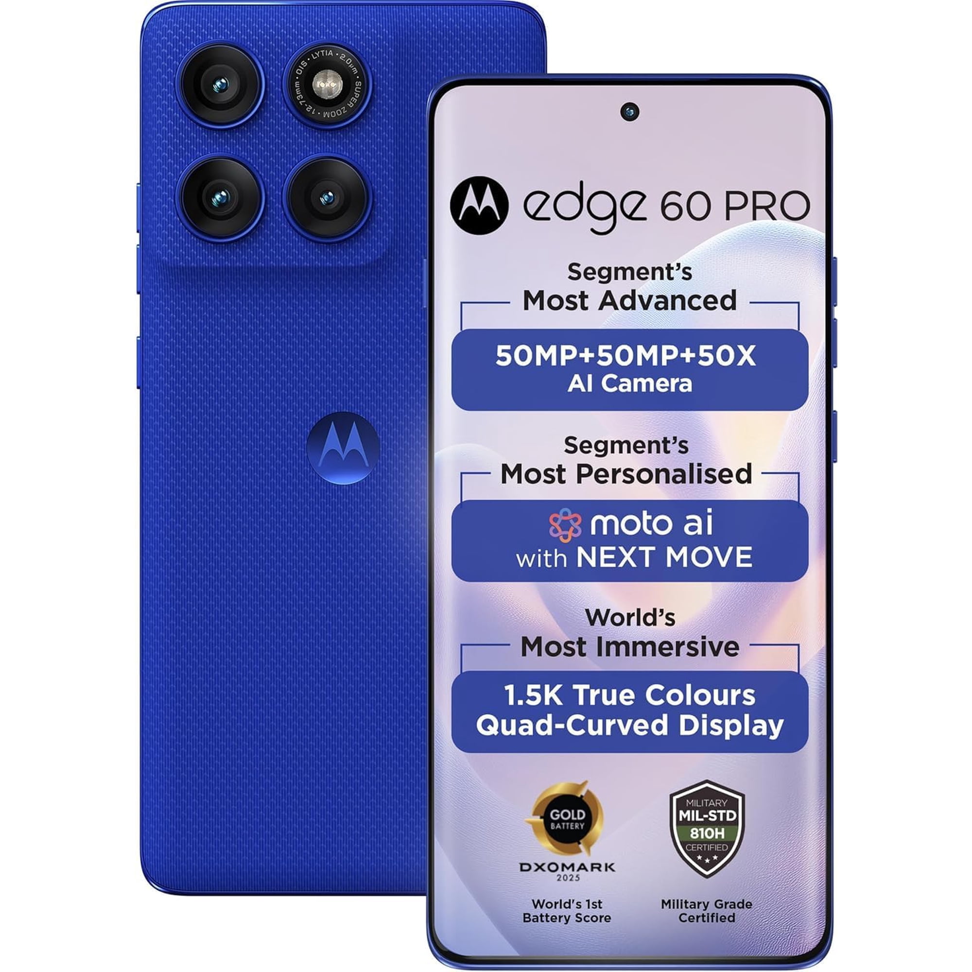 Smartphone Motorola Moto Edge 60 Pro 5g De 512 Gb+12 Gb De Ram