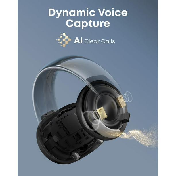 Auriculares Soundcore AeroClip de Anker Open-Ear con 4 micrófonos