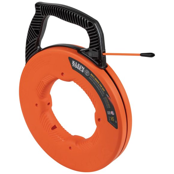 Cinta adhesiva Klein Tools 56382 de fibra de vidrio no conductora, 15 m