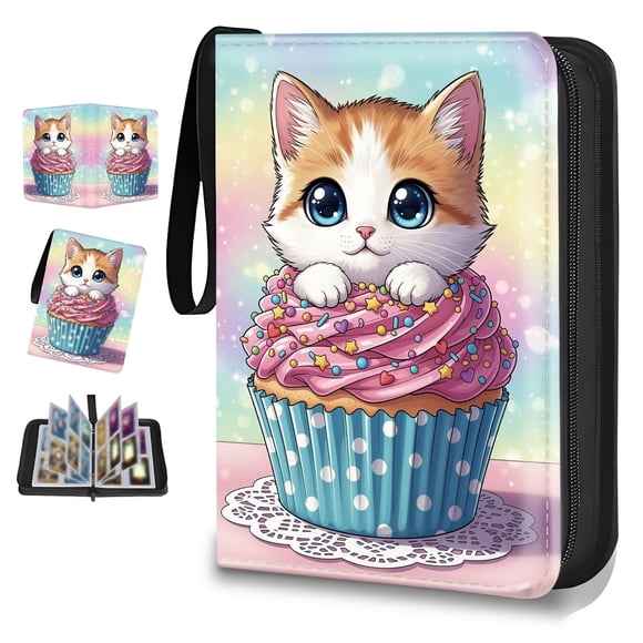 Álbum para cartas PADGCNR de 400 bolsillos, impermeable, PU, 25 x 18 x 5 cm