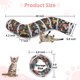 thumbnail image 3 of Glittme Cat Tunnel, Cat Tunnels for Indoor Cats, S-Shape Cat, 3 of 3