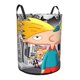 thumbnail image 2 of ¡Oye, Arnold! Cesta de lavandería de gran capacidad redonda con asa, bolsa para ropa sucia plegable, almacenamiento para dormitorio, baño y lavadero 44x35 cm, 2 of 6