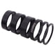 thumbnail image 1 of 6 Espaciadores De Dirección Para Bicicleta De Carretera, Prácticos Y Portátiles, Repuestos Para Accesorios De Bicicleta, Color Negro, 1 of 5