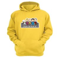 Genérico - Polerón Canguro Friends Amarillo Talla M Unisex