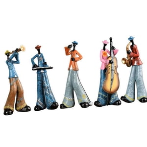 Bothyi - Estatuas De Bandas De Rock, Regalo Ideal, Esculturas Que Tocan Melodías Para Estanterías, Dormitorios Y Bares