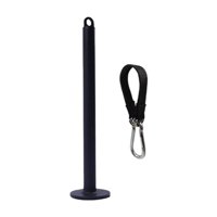 Magideal - Pon De Carga De La Polea Cable De La Máquina Metal Negro De Servicio Pesado Para Construir Tríceps Y Bíceps Entrenamiento De Agarre , Con Gancho