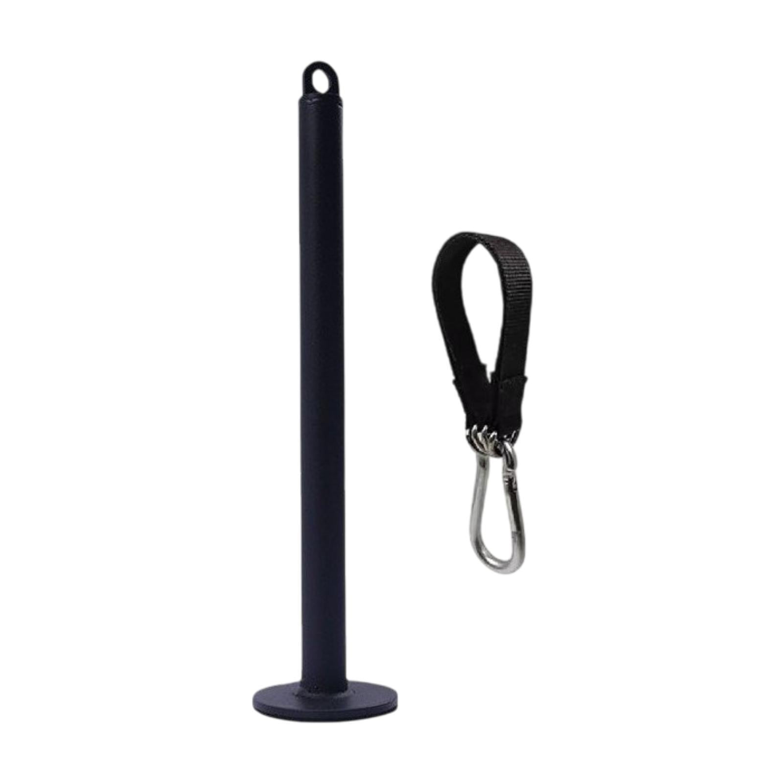 Magideal - Pon De Carga De La Polea Cable De La Máquina Metal Negro De Servicio Pesado Para Construir Tríceps Y Bíceps Entrenamiento De Agarre , Con Gancho