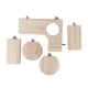 thumbnail image 1 of de Madera para Pájaros Soporte de Percha de Madera de 5 Piezas Estante de Esquina de Jaula de Hábitat para Periquitos, Periquitos, Loros, C, 1 of 5