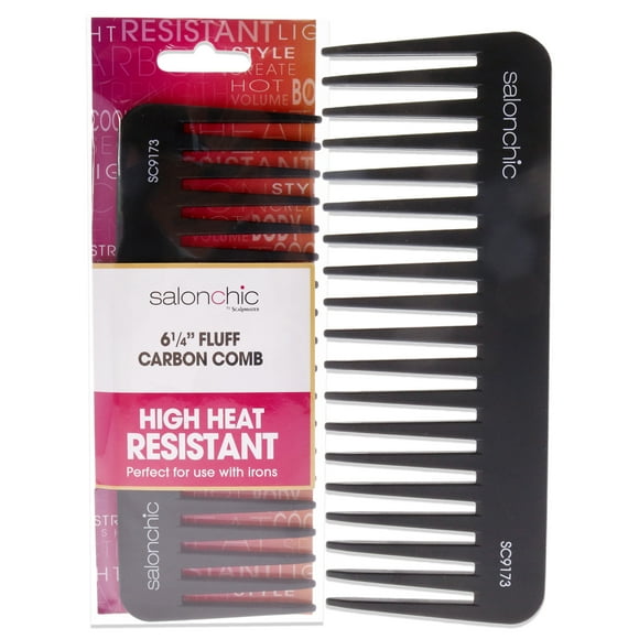 Peine Salonchic Carbón Resistente a Altas Temperaturas