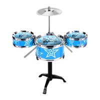 Bothyi - Juego De Batería Para Niños, Juego De Desarrollo Educativo, Portátil Para Niñas, Niños, Niños, Azul