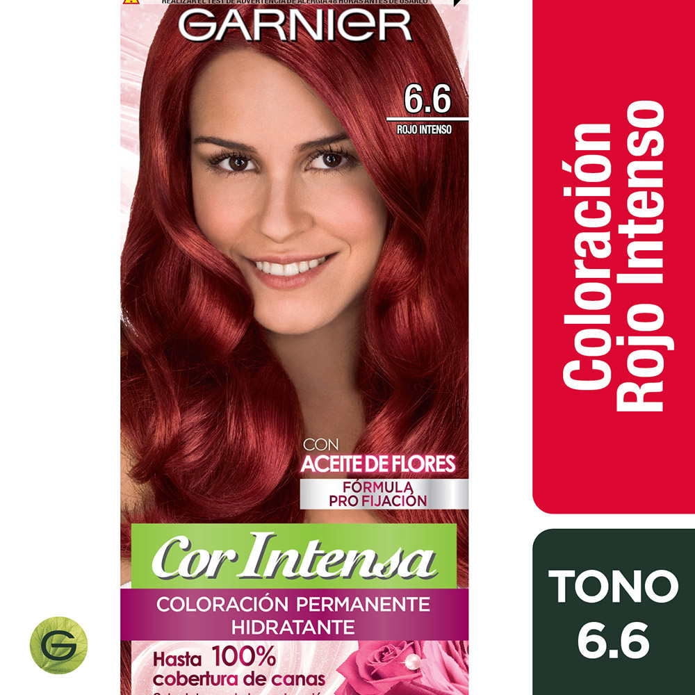 Cor Intensa Garnier - Coloración Cabello 6.6 Rojo Intenso