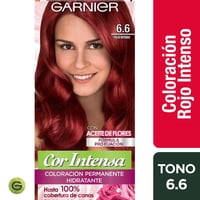 Coloración Cabello 6.6 Rojo Intenso  Cor Intensa Garnier